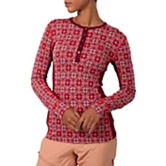 Kari Traa Women's Rose Long Sleeve Baselayer Top 100% Wool - Picture 1 of 11